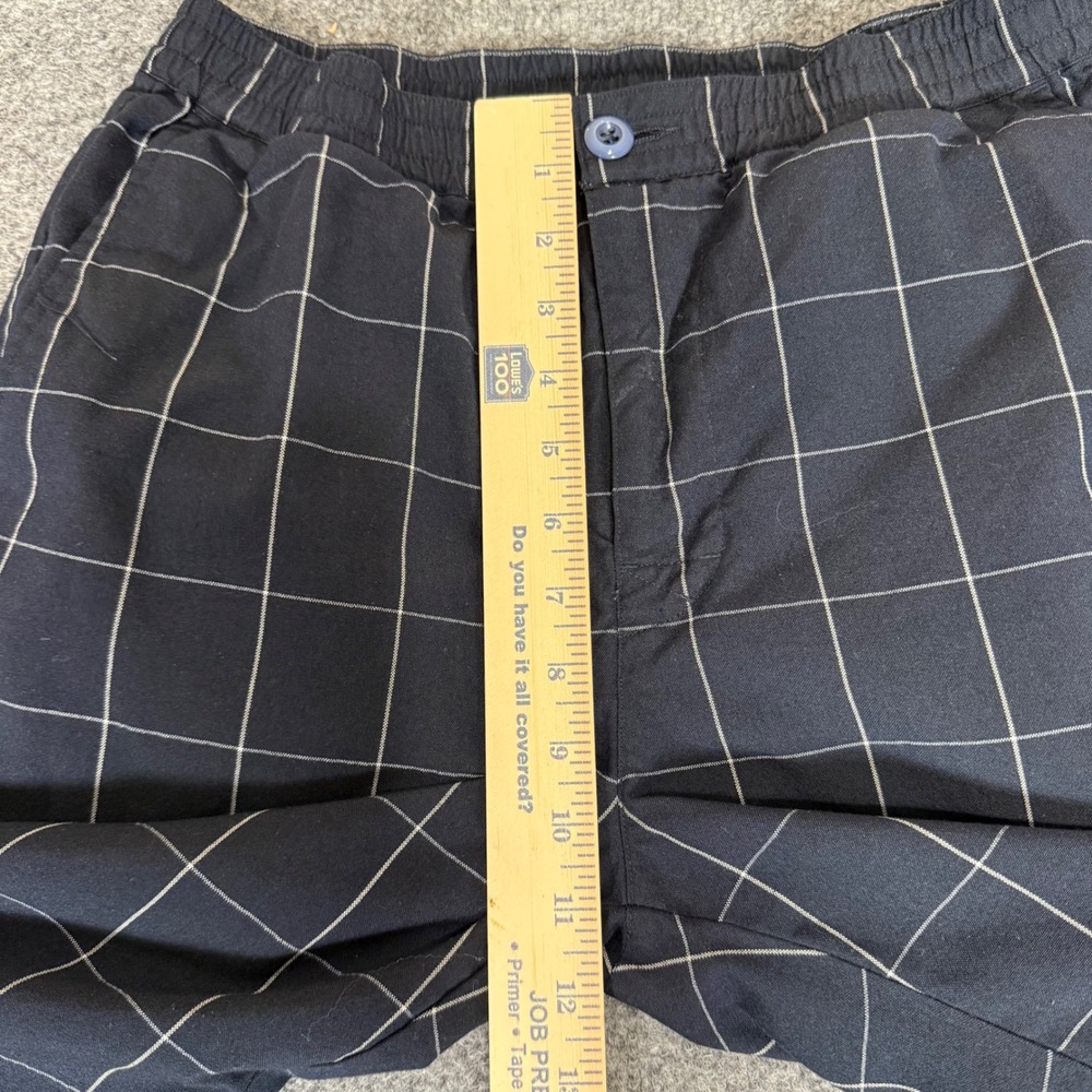 Stussy Bryan Pants Mens Small 28x28 Blue Plaid‎ Casual Streetwear Skate Rare - Picture 8 of 9